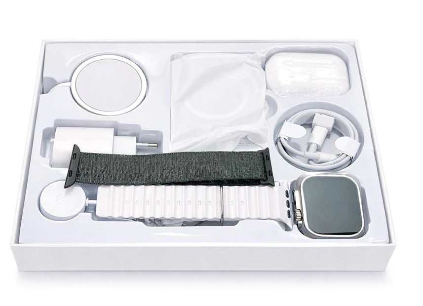 KIT RELOJ X8 Ultra -AUDIFONOS -BATERIA